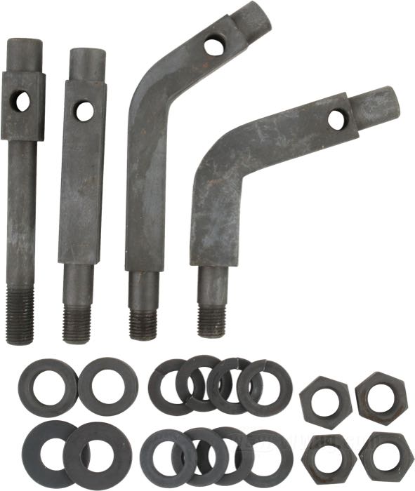 Kit di montaggio di Colony; per Pedane; atto per modelli 1958-1964; acciaio, parkerizzato; rimpiazza OEM HD 50655-58A, 50658-58, 50658-36 e 50656-48B; U.S.A.; peso lordo: 600 g
