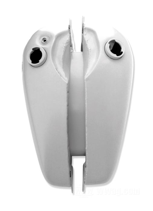 Benzin- und Öltanks; passend für 750cc Flathead Solo, Servi-Car 1937-1946; Stahlblech; erforderlicher Benzinhahn: 3/4”-18 HD Push/Pull; ersetzt OEM HD 61237-51; Bruttogewicht: 7.7 kg
