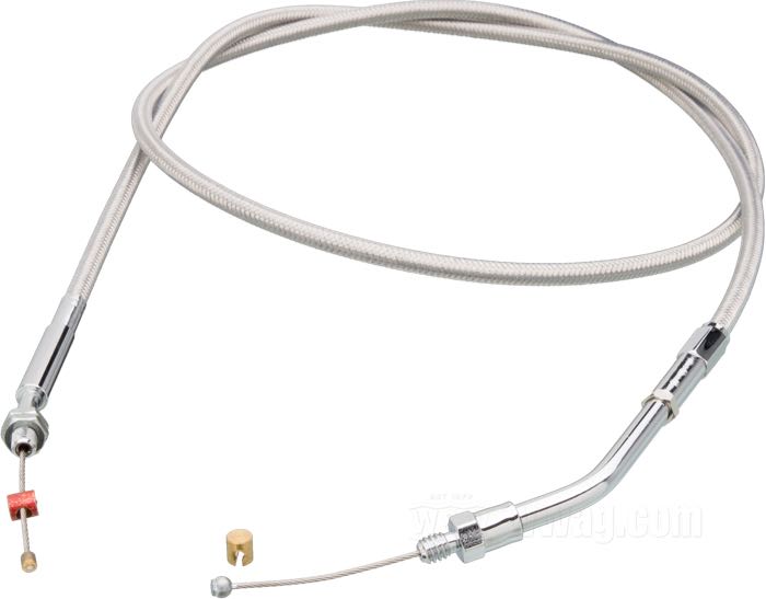 Idle Cable Braided Clear Coat