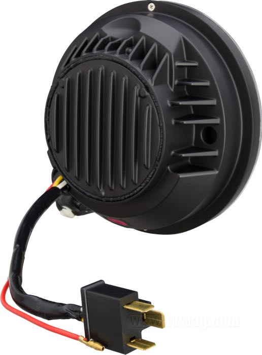 Parabola di faro di SpeedFire; plastica / vetro acrilico; Ø 5-3/4”; 12 V; con LED; con dispositivo luce di posizione; omologato E1; peso lordo: 758 g