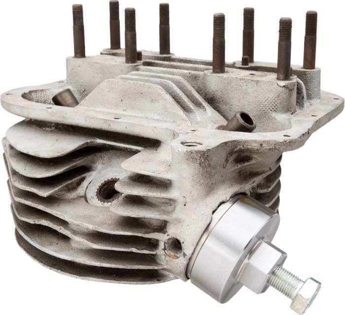 Einbauwerkzeug; für Ansaugstutzenflansch; passend für Knucklehead und Panhead 1940-1954, WR und K-Modelle; Stahl; Höhe: 120 mm; Ø 58 mm; Bruttogewicht: 1.06 kg