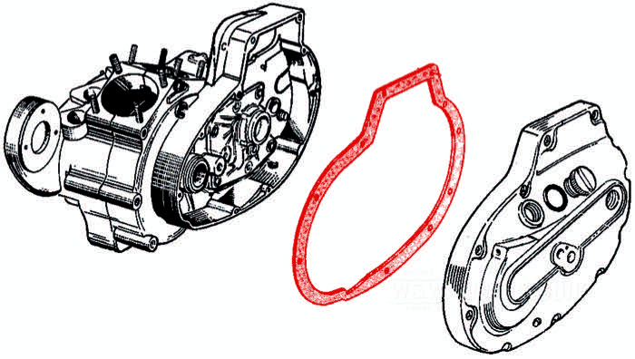 O-Ring von James Gaskets; für Einfüllstopfen; für Primär Öleinfüll- und Inspektionsschraube; passend für Sportster 1971-early 1978; Gummi; ID x AD: 37.7 x 41 mm, 1.8 mm stark; ersetzt OEM HD 11106; Bruttogewicht: 10 g