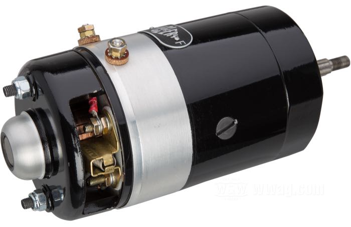 Generator »Type 32TC« by The Cyclery; black, bare; thread: 1/4”-24; 12 V; USA; gross weight: 4.7 kg