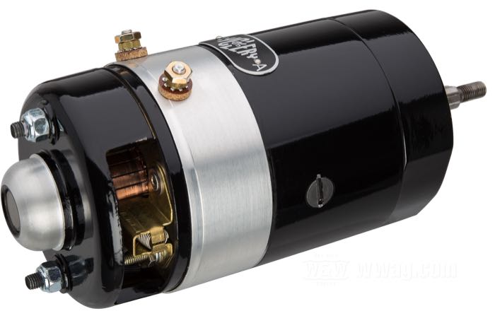 Generator »Type 32TC« by The Cyclery; black, bare; thread: 1/4”-24; 6 V; USA; gross weight: 4.7 kg