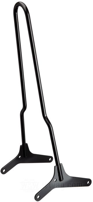 Sissy Bar von The GasBox; passend für Sportster 1994-2003; Stahl, schwarz, kunststoffbeschichtet; Breite x Höhe: 21.5 x 57 cm; USA; Bruttogewicht: 2.27 kg