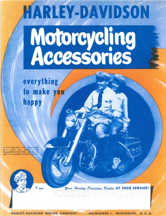 Sammenhængende Begå underslæb solo W&W Cycles - Catalog »Classic H-D Motorcycle Accessories 1950«