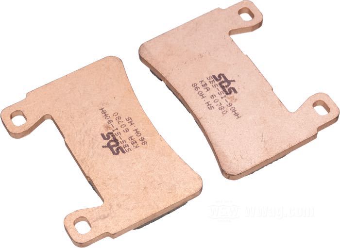 Plaquettes de frein de SBS; adaptable à Softail 2015→; acier / matériau de friction; position: avant; remplace OEM HD 41300102; poids brut: 294 g