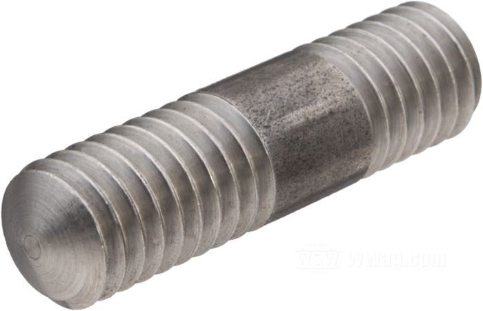 Kit prigionieri di Competition Distributing; per Base cilindro; atto per modelli IOE 1903-1929; acciaio, nichelato; lunghezza: 31.5 mm; filettatura: 3/8”-16; con dadi; rimpiazza OEM HD 0120 e 29-09; U.S.A.; peso lordo: 184 g