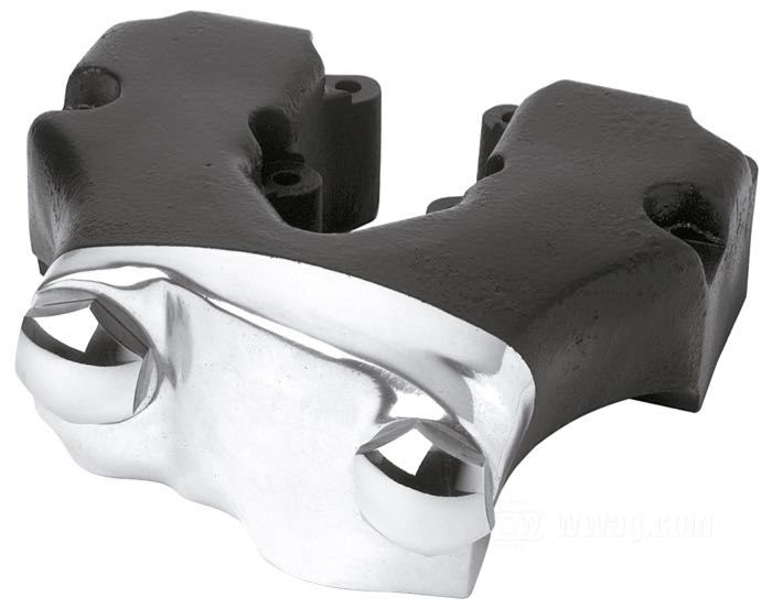 Rocker housings »Knovelhead« by Iron Wing; fits Shovelhead; steel / aluminum, black, powder-coated / polished; gross weight: 5.6 kg