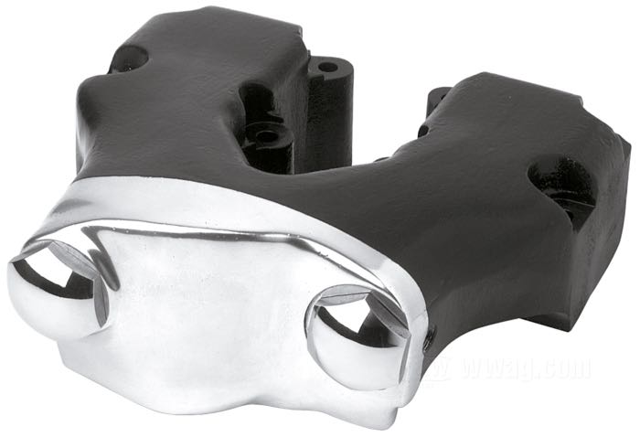 Rocker housings »Knovelhead« by Iron Wing; fits Shovelhead; steel / aluminum, black, powder-coated / polished; gross weight: 5.6 kg