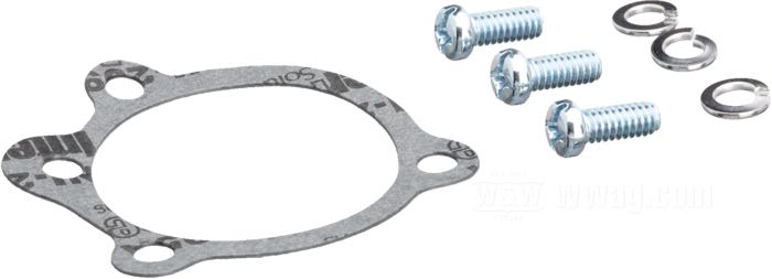 Air cleaner »Flowmaster«; for Bendix, Keihin Butterfly and Super B; round; steel, chrome-plated; depth: 55 mm; Ø 142 mm; with gasket and mounting hardware; gross weight: 240 g