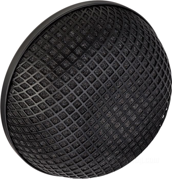 Luftfilter »Flowmaster«; für S&S Super E/G Vergaser; rund; Stahl, mattschwarz, lackiert; Tiefe: 55 mm; Ø 142 mm; mit Dichtung und Kleinteilen; Bruttogewicht: 284 g