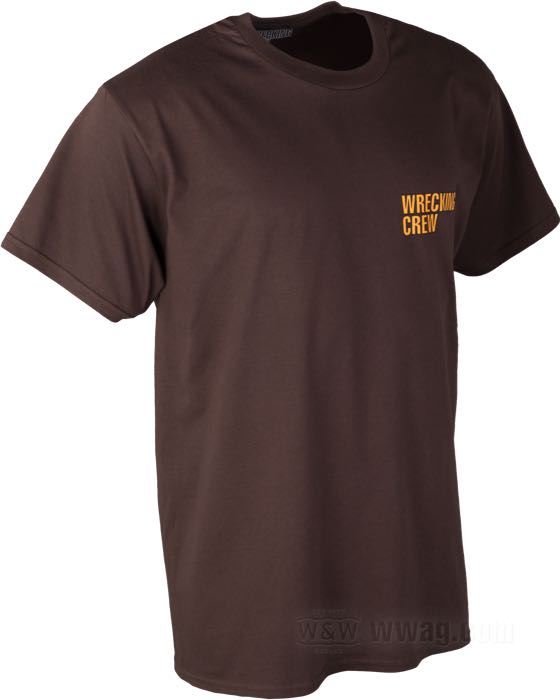 Camisetas Wrecking Crew chocolate