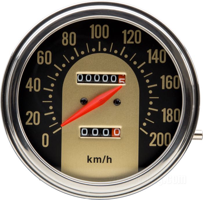 1962-1967 Tombstone Style Fat Bob Speedometer