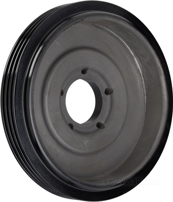 Tamburo di freno; atto per Big Twin 1936-1948, Servi-Car 1941-1957, WLC; ghisa, nero, verniciato, con alette di raffreddamento; peso lordo: 4.04 kg