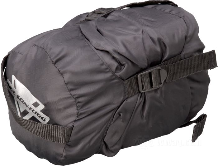 Housse de Nelson Rigg; tissu polyester, noir / argenté; M; poids brut: 974 g