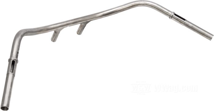 Guidon »Standard« de Faber Cycle; adaptable à J-models 1926-1927; acier, naturel; filetage: 57/64”-24; épaisseur de paroi: 3 mm; remplace OEM HD 3302-25; USA; poids brut: 2.14 kg
