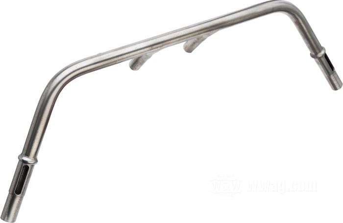 Handlebar »Board Track« by Faber Cycle; fits IOE and V Models 1915-1934; steel, bare; thread: 57/64”-24; wall thickness: 3 mm; USA; gross weight: 1.74 kg