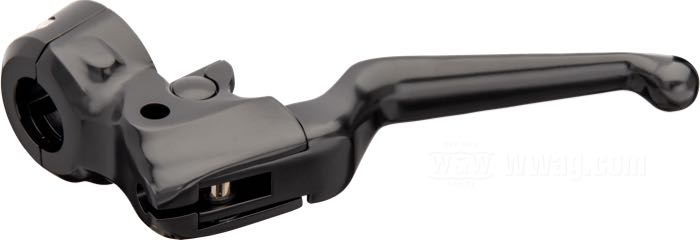 Hand clutch control; for models 1996→ (XL→2003); cast aluminum, matte black; gross weight: 345 g