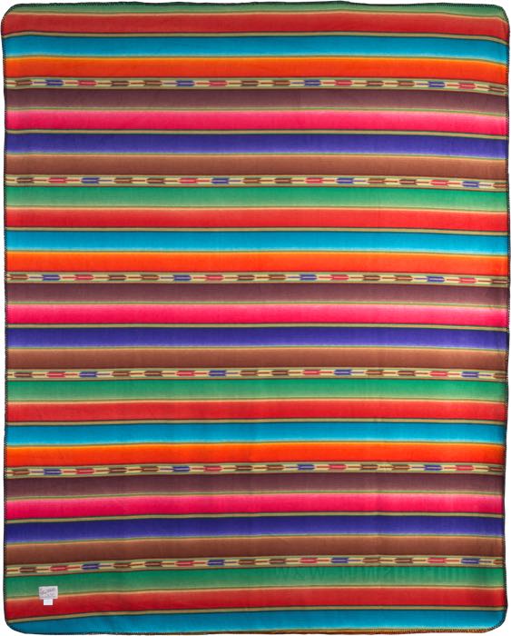 Couverture »Serape« de Rockmount; tissu polyester, multicolore; longueur x largeur: 182 x 152 cm; USA; poids brut: 878 g