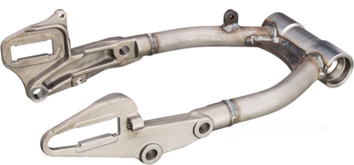 Bras oscillant »OEM Style«; adaptable à Big Twins 1958-1972; transmission par chaîne; acier, naturel; remplace OEM HD 47500-58, 47500-58A et 47500-58B; poids brut: 7.22 kg