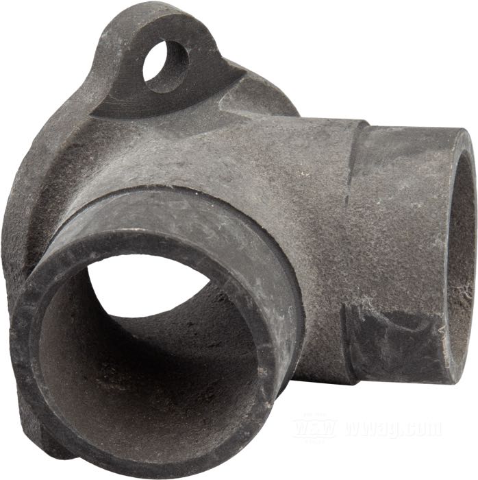 Collettore d'aspirazione; atto per VLD 1933, 74/80 ci U/UL/ULH 1934-1938; ghisa, parkerizzato / CAD (procedimento ZnNi); per carburatori Linkert serie M di 3 bulloni; con dadi e sigili; rimpiazza OEM HD 1107-33; peso lordo: 530 g