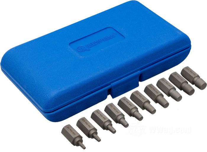 Schraubenausdreher-Satz »Multi-Spline«; 1/8” - 13/32”; Stahl; 10-teilig