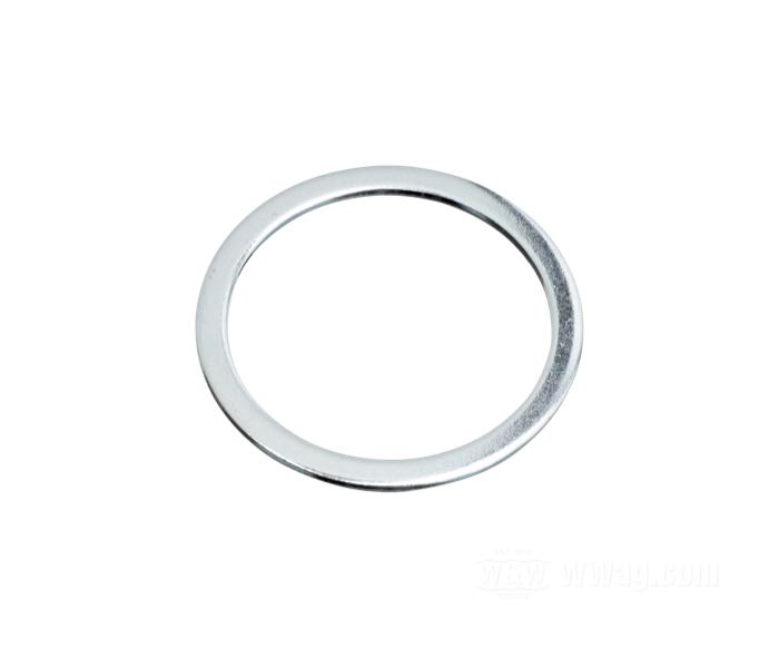 Arandela; para Cojinete; para buje delantero con tambor; apropiado para modelos K y Sportster 1952-1963; acero, cincado; Ø int. x Ø ext.: 1-5/16 x 1-9/16”, grosor: 1/16”; reemplaza OEM HD 41205-52; peso bruto: 5 g