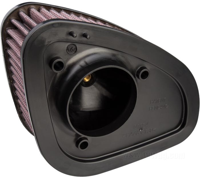 Elément filtrant de K&N; adaptable à Touring 2017→; caoutchouc / coton / acier, papier / caoutchouc; remplace OEM HD 29400212; poids brut: 314 g