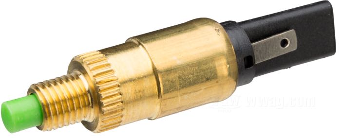 Interruptor luz de freno de Kustom Tech; para Kustom Tech Grimeca; latón / plástico / acero; rosca: 1/4”-32; peso bruto: 19 g