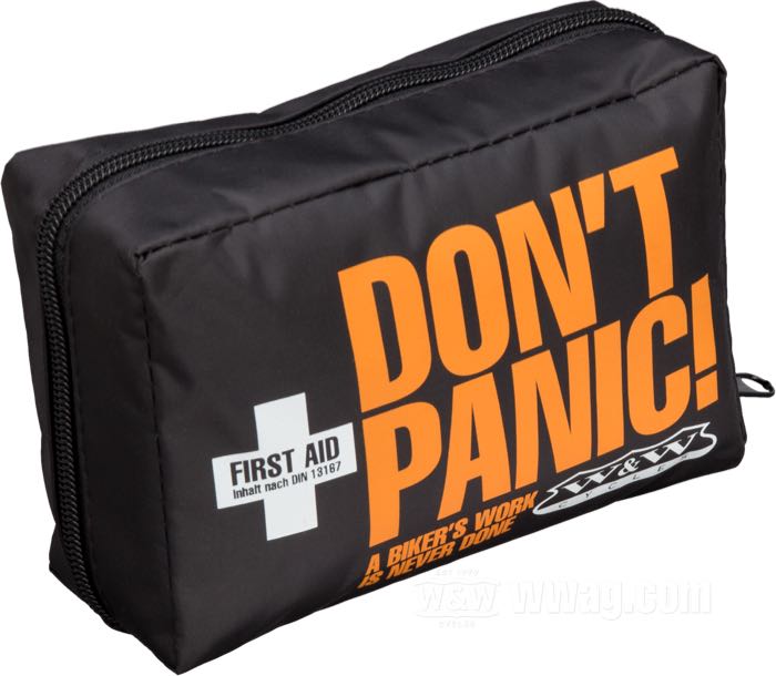 W&W Don’t Panic First Aid Kit Motorcycle