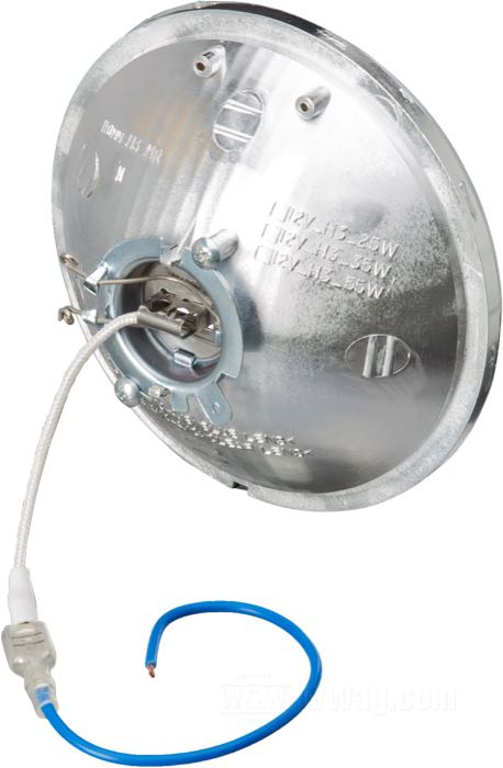 Spotlight insert; high beam; plastic / glass, clear; Ø 4-1/2”; bulb type: H3; 12 V; with 12 V bulb; E4 approved; gross weight: 211 g