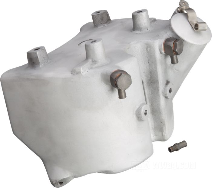 Serbatoio olio »WR Daytona«; atto per modelli solo 45”/750 cc 1937-1952; alluminio fuso, sabbiato; con tappo riempimento; rimpiazza OEM HD 83501-41; Europa; peso lordo: 3.94 kg