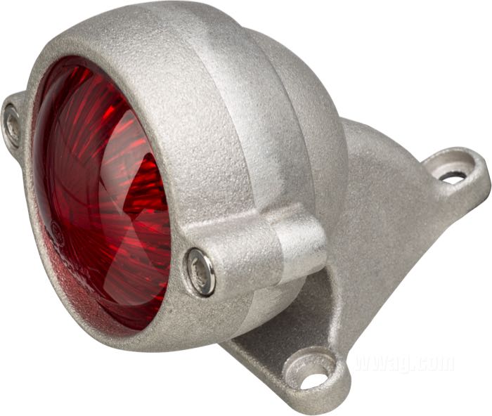 Halterung von Motone; für Rücklicht; Aluminiumguss, perl-gestrahlt; Länge x Höhe: 62 x 62 mm; Gewinde: #10-32; Montagefläche: gewölbt; mit Dichtung und Kleinteilen; Bruttogewicht: 123 g