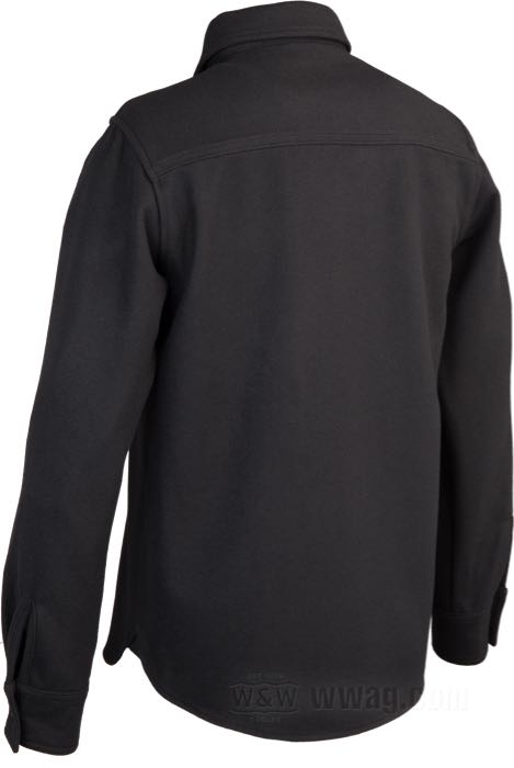 Camisa-chaqueta »1943 CPO« de Pike Brothers; lana / poliamida, negro; tamaño: M; Portugal; peso bruto: 711 g