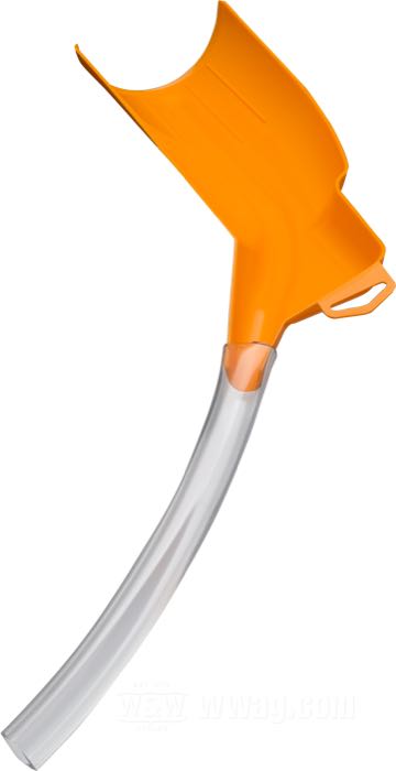 Imbuto »Drip-Free« di Ernst; PVC, arancione; L x L x A: 25 x 8 x 4 cm; peso netto: 85 g; con tubo di prolunga e punzone; peso lordo: 81 g