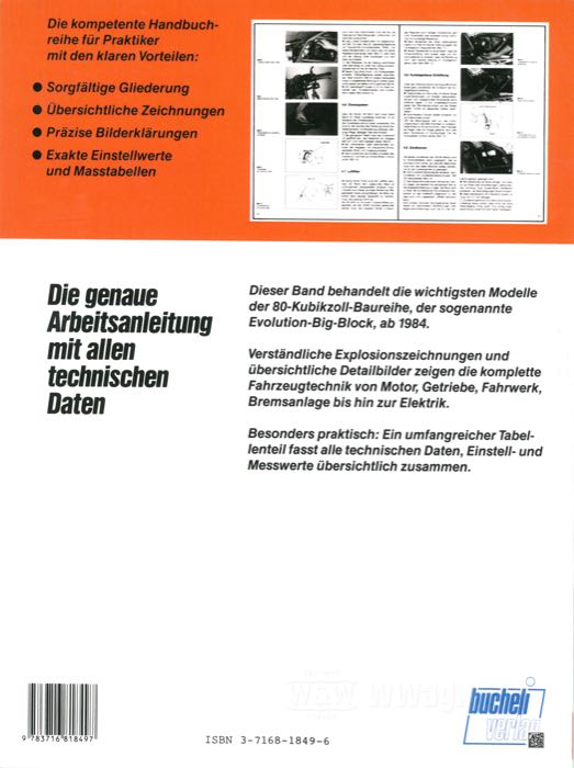 Manuel d‘entretien; adaptable à Evolution FLT/FXR 1984→; papier; largeur x hauteur: 21 x 28 cm; reliure souple; noir et blanc; 116 pages; allemand; ISBN: 978-3-7168-1849-7; poids brut: 400 g