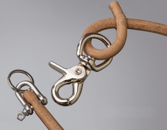 Schlüsselband »1965« von Pike Brothers; Rindleder, naturbraun; Länge: 50 cm; Portugal; Bruttogewicht: 74 g