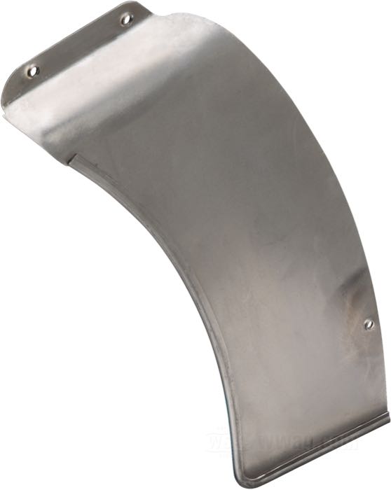 Tôle latérale  de The Cyclery; pour Garde-boue arrière; adaptable à OHV 1936, Big Twins 1937-début 1946; acier, naturel; remplace OEM HD 3711-36A et 59637-36; Europe; poids brut: 208 g