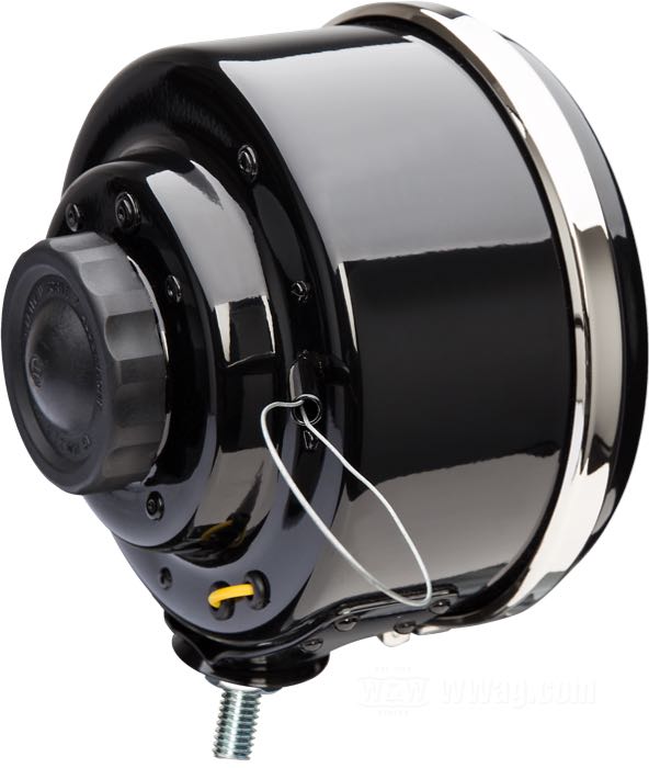 Faro completo »Tipo Bosch TS 150 scatola di aringhe« di The Cyclery; acciaio, nero; profondità: 145 mm; Ø 187 mm; per parabola (Ø): 170 mm; tipo di lampadina: S2 / T4W; 6 V; 25/25 W + 4 W; basetta: BA20d / BA9s; con lampadina 6 V; con inserto faro; con dispositivo luce di posizione; Europa; peso lordo: 1.95 kg