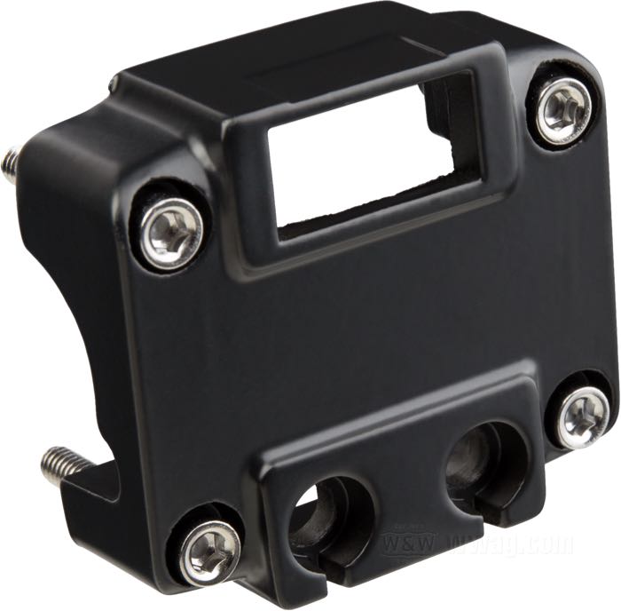 adaptable à modèles 1972-1981; alu coulé, noir mat