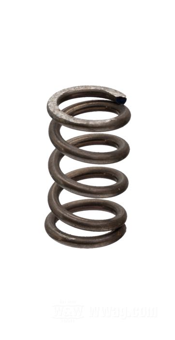 Molla; per carburatori Tillotson / Vite regolazione minimo e intermedio; acciaio per molle; rimpiazza OEM HD 27689-61; peso lordo: 1 g