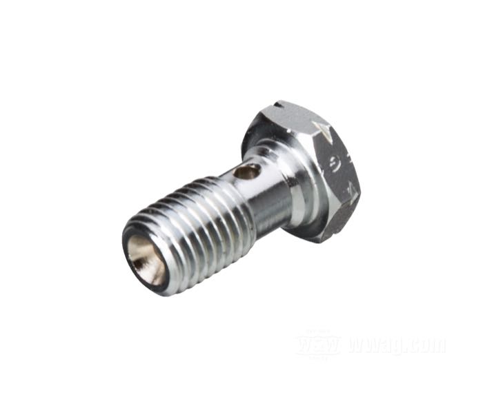 Vite cava; acciaio, cromato; lunghezza: 20 mm; esagonale; filettatura: M10 x 1.25; peso lordo: 12 g