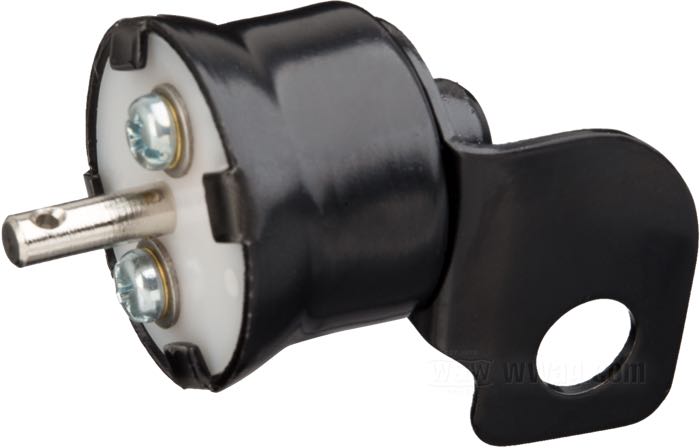 Bremslichtschalter; passend für Big Twins 1939-1957; Stahl, schwarz, kunststoffbeschichtet; ersetzt OEM HD 42280-35, 42284-35, 72004-39 und 72019-39; Bruttogewicht: 110 g