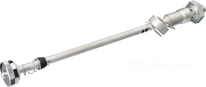 Rubinetto benzina; atto per 45” (750cc) 1940-1949; acciaio, cromato / CAD (procedimento ZnNi), con pomello comando cromato; filettatura: 3/4”-18 / 7/16”-20; rimpiazza OEM HD 62032-40 e 62075-40; peso lordo: 210 g