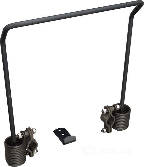 Auxiliary spring kit; for Buddy seat; fits 45”/750 cc solo models 1929-1952; steel, parkerized; replaces OEM HD 13327-33B, and 52562-33; gross weight: 1.97 kg