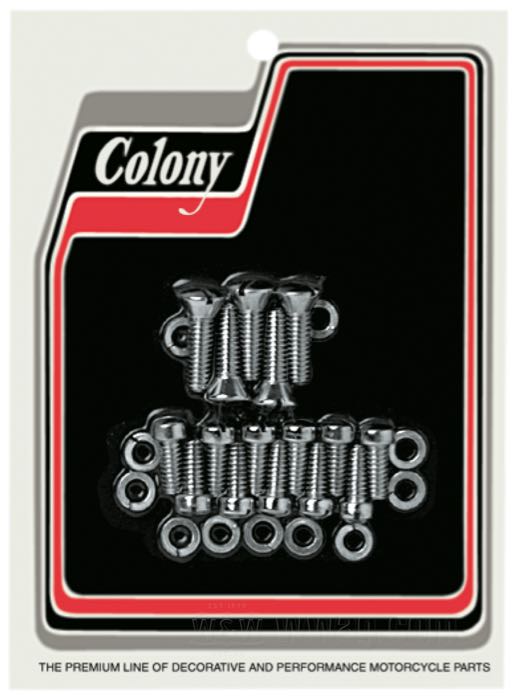 W&W Cycles Screw Kits for Transmission Cover 750cc for HarleyDavidson
