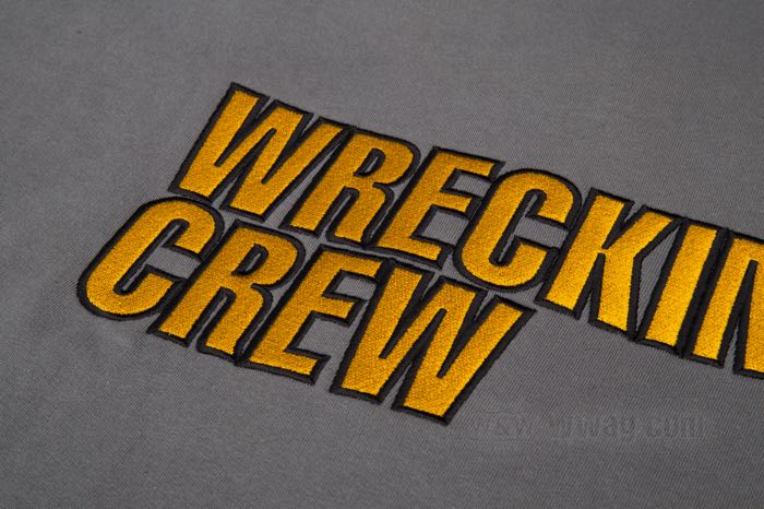 Felpa cappuccio con lampo »Wrecking Crew « di Wrecking Crew; cotone / poliestere, grigio(a); taglia: XS; peso lordo: 1.05 kg