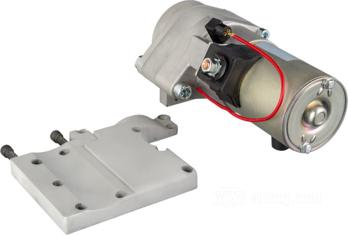 Kit de démarreur électrique de Samwel Supplies; adaptable à 45”/750 cc Flatheads 1941-1973, sauf modèles K; avec transmission courroie dentée; Pays-Bas; poids brut: 10.54 kg