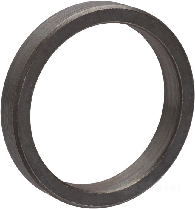 Distanziatore; per Cuscinetto conico; atto per Big Twin 1955-1968; acciaio; Punto installazione: sinistro; Ø int. x Ø est.: 32.2 x 38.8 mm; spessore: .264”; peso lordo: 20 g